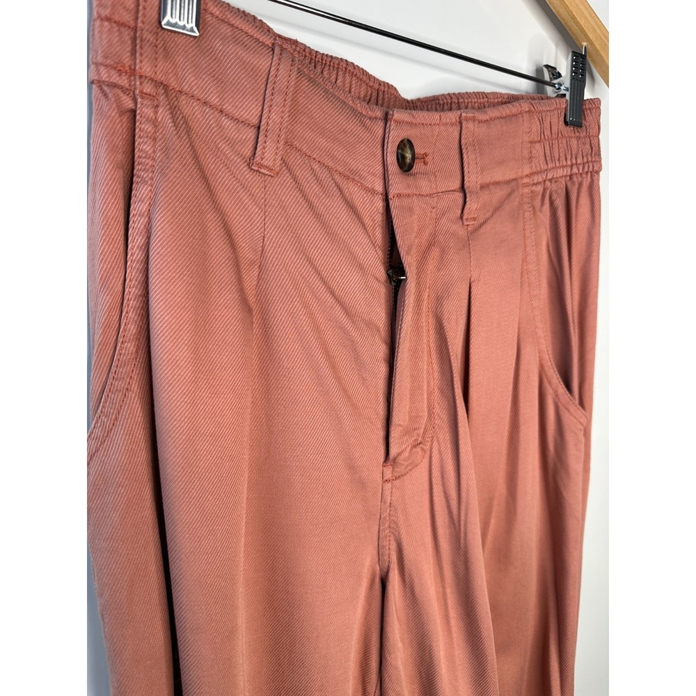 Madewell The Neale Straight Leg Pant Drapeweave Dried Rose NI613 Women's Size 2 - Picture 13 of 16